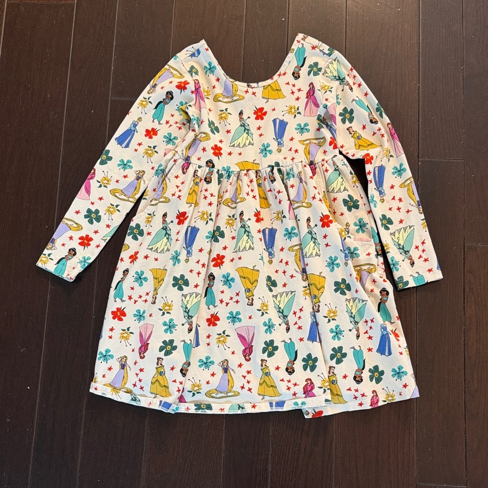 Hanna Andersson Multicolor Princess Print Kids Dress